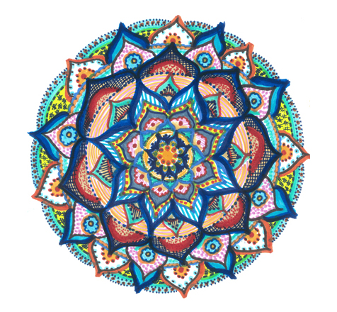 MandalaMittelblau